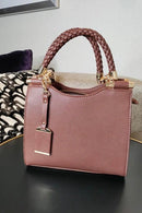BGT4480 Zayla Braided Handle Small Satchel/Crossbody Bag - MiMi Wholesale