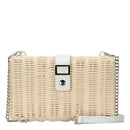 BGT4554 Rattan Crossbody Bag - MiMi Wholesale