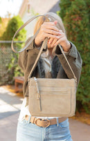 BGT5449 Multi Pockets Crossbody w/Front & Back Zippers - MiMi Wholesale