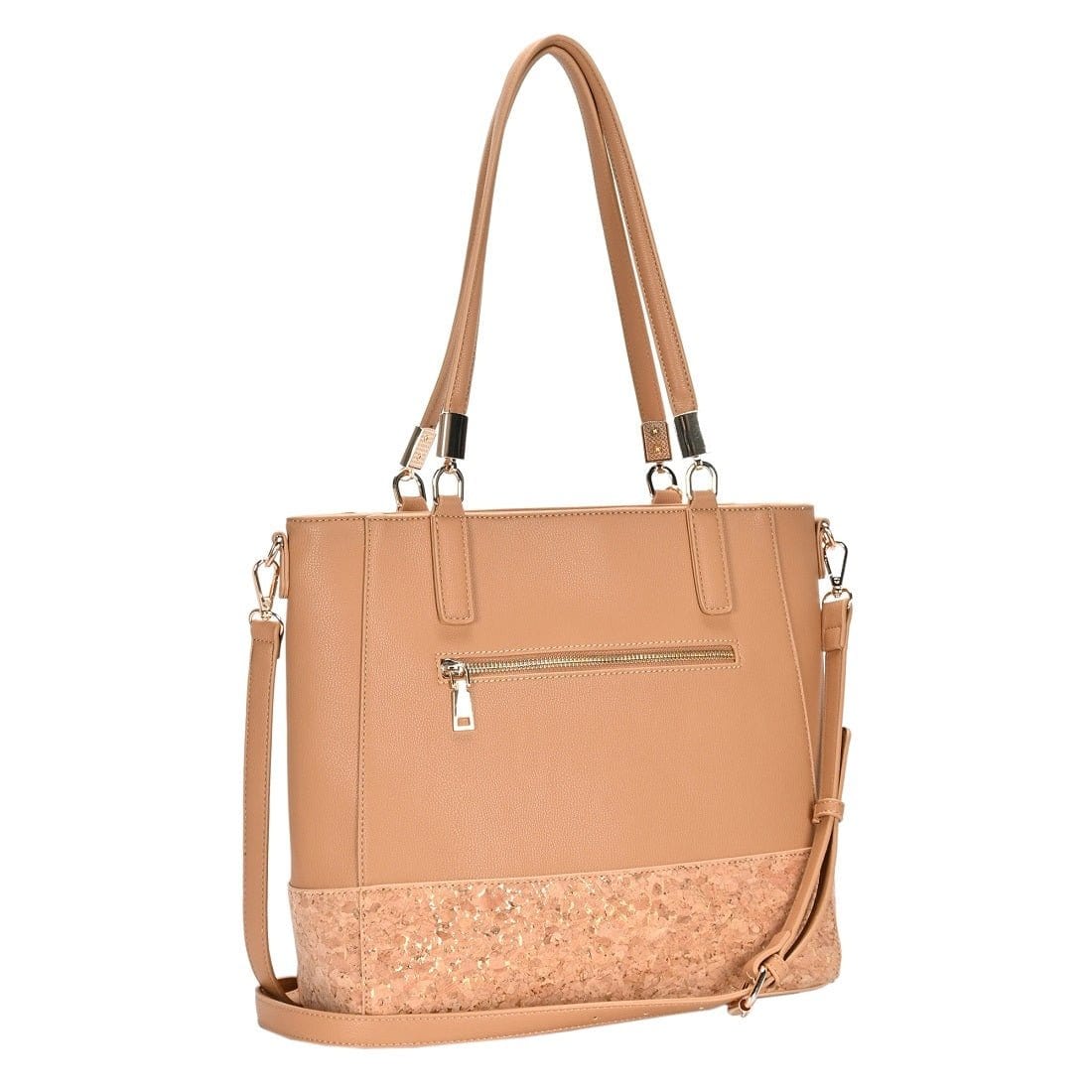 BGT84550 Monogrammable Cork Tote Bag - MiMi Wholesale