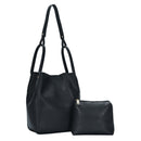 BGT85000 Soft Leather Double Handle Bucket Bag - MiMi Wholesale