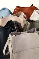 BGT85000 Soft Leather Double Handle Bucket Bag - MiMi Wholesale
