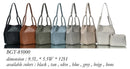 BGT85000 Soft Leather Double Handle Bucket Bag - MiMi Wholesale