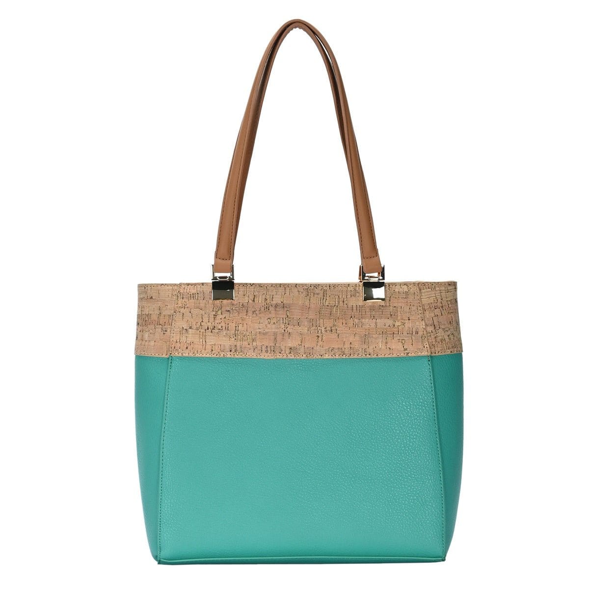 BGT9712 Two Tone Tote Fashion Shoulder Bag - MiMi Wholesale