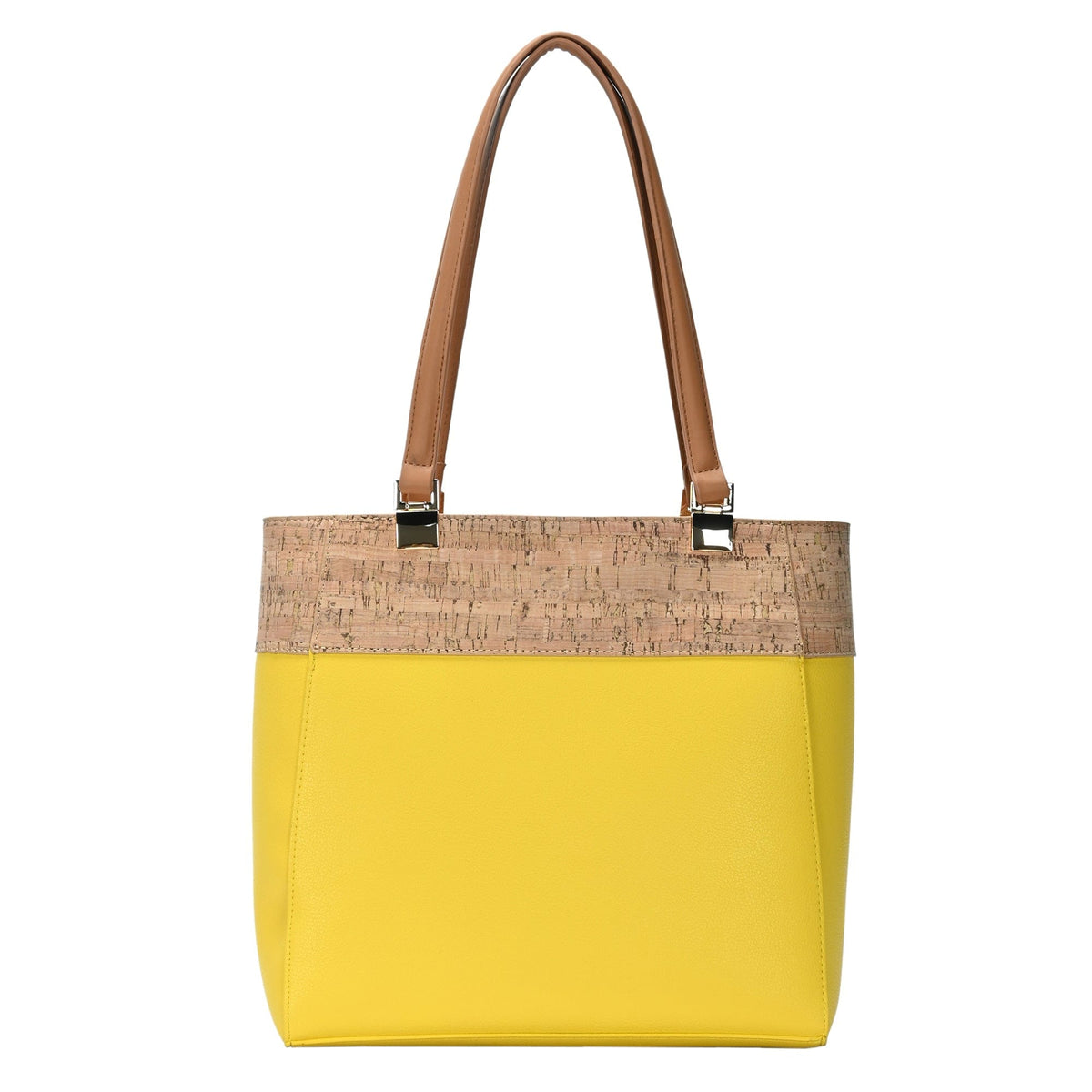 BGT9712 Two Tone Tote Fashion Shoulder Bag - MiMi Wholesale