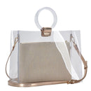 BGW2492 Clear Plastic Ring Handle Bag-in-a-Bag - MiMi Wholesale