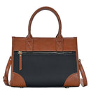 BGW4154 Structured Two-Tone Satchel - MiMi Wholesale