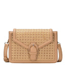 BGW4507 Rattan Leather Trim Crossbody - MiMi Wholesale