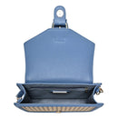 BGW4507 Rattan Leather Trim Crossbody - MiMi Wholesale