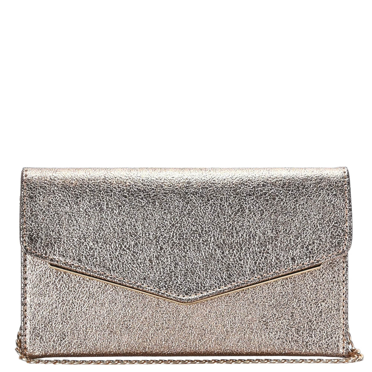 BGW47132 Sharice Envelope Clutch With Chain Strap - MiMi Wholesale