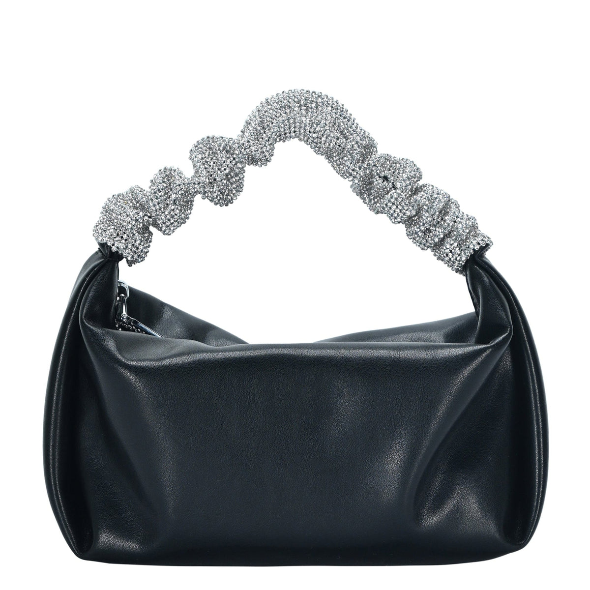 BGW5820 Natalia Rhinestone Scrunchie Handle Mini Bag - MiMi Wholesale