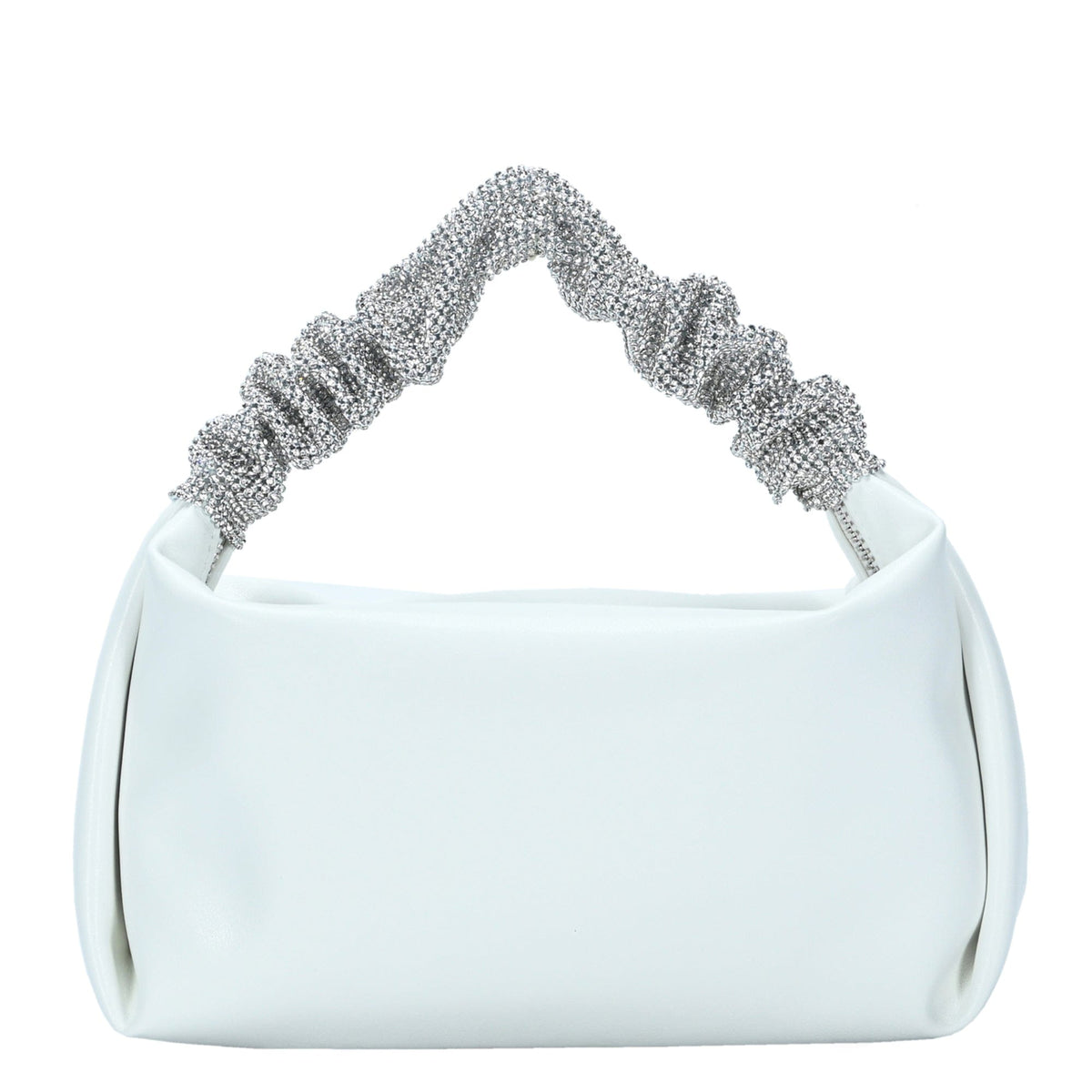 BGW5820 Natalia Rhinestone Scrunchie Handle Mini Bag - MiMi Wholesale