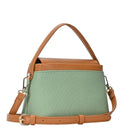 BGW6567 Melanie Twist Lock Satchel/Crossbody Bag - MiMi Wholesale