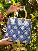 BGW6613 Naomi Macrame Patterned Tote Bag - MiMi Wholesale