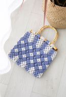 BGW6613 Naomi Macrame Patterned Tote Bag - MiMi Wholesale