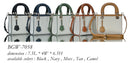 BGW7058 Carly Satchel Tote/Crossbody Bag - MiMi Wholesale