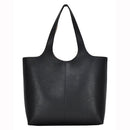 BGW81617 Monogrammable Modern Shoulder Tote w/ Removable Pouch - MiMi Wholesale