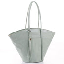 BJ5688C Croc Textured Large Fan Shoulder Bag w/ Tassel - MiMi Wholesale