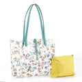 BJ5695S Spring Blue Bird Clear Plastic Tote Bag-in-a-Bag - MiMi Wholesale