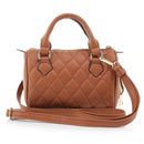 BJ6307QS Micro Quilted Top Handle Handbag/Crossbody w/ Coin Purse - MiMi Wholesale