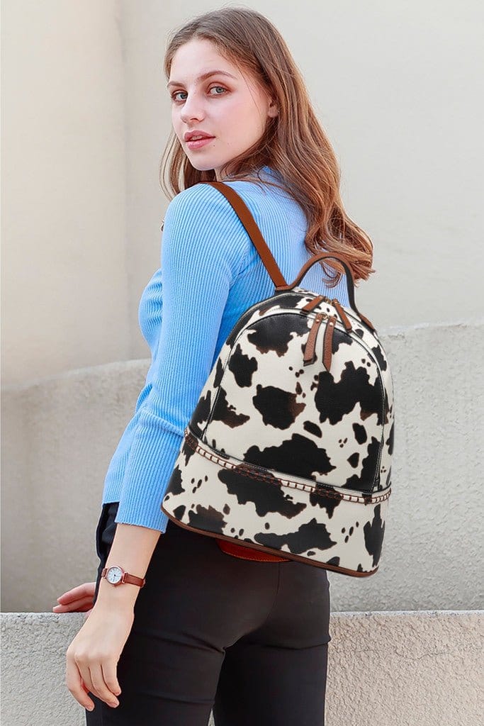 BP1985 Two Compartment Dome Fashion Backpack - MiMi Wholesale