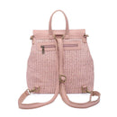 BP2061 Woven Backpack w/ Flap Over Closure - MiMi Wholesale