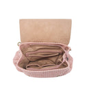 BP2061 Woven Backpack w/ Flap Over Closure - MiMi Wholesale