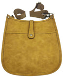 BP2775 Distressed Vegan Messenger - MiMi Wholesale