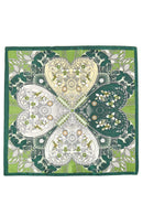 BS0036 Clover and Flower Bandana - MiMi Wholesale