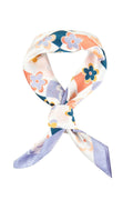 BS0039 Checkered Floral Print Bandana - MiMi Wholesale