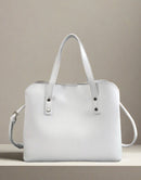 BSC19167 Polished Pebble Three Compartment Satchel - MiMi Wholesale