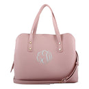 BSC19167 Polished Pebble Three Compartment Satchel - MiMi Wholesale