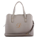 BSC19167 Polished Pebble Three Compartment Satchel - MiMi Wholesale