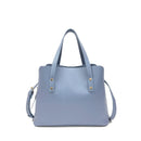 BSC19167 Polished Pebble Three Compartment Satchel - MiMi Wholesale