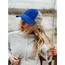BT12 Washed Mesh Back High Pony Baseball Cap - MiMi Wholesale