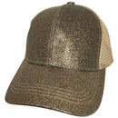 BT6 Glitter High Pony Baseball Cap - MiMi Wholesale
