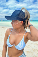 BT6 Glitter High Pony Baseball Cap - MiMi Wholesale