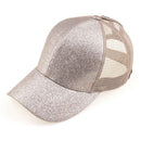 BT6 Glitter High Pony Baseball Cap - MiMi Wholesale