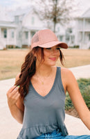 BT6 Glitter High Pony Baseball Cap - MiMi Wholesale