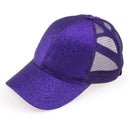 BT6 Glitter High Pony Baseball Cap - MiMi Wholesale
