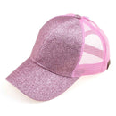 BT6 Glitter High Pony Baseball Cap - MiMi Wholesale