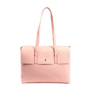 BTT19169 Everyday Tote w/ Gingham-Print Lining - MiMi Wholesale