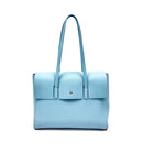 BTT19169 Everyday Tote w/ Gingham-Print Lining - MiMi Wholesale