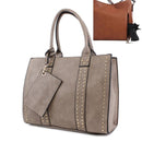 C4032L Monogrammable Studded Concealed & Carry Tote/Crossbody - MiMi Wholesale