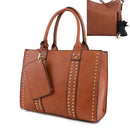 C4032L Monogrammable Studded Concealed & Carry Tote/Crossbody - MiMi Wholesale
