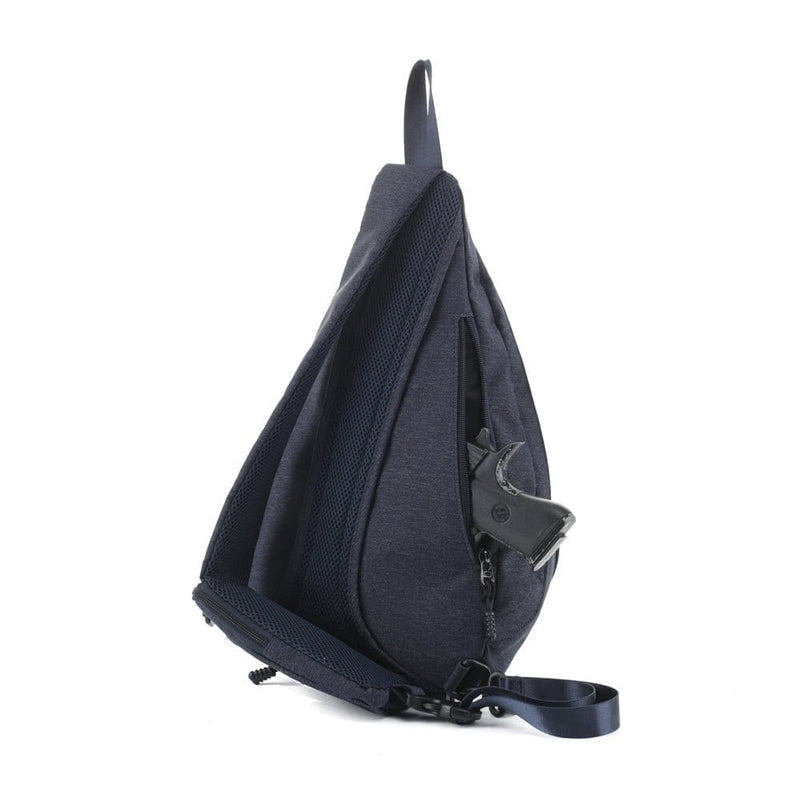 C5819 Concealed Carry Soft Polyester Sling Backpack - MiMi Wholesale