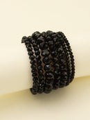 CB2177 7 Piece Glass Beaded Bracelet Set - MiMi Wholesale