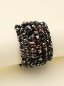 CB2177 7 Piece Glass Beaded Bracelet Set - MiMi Wholesale