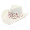 CBC02 C.C Brand BRIDE Cowboy hat w/Pearl & Rhinestone - MiMi Wholesale