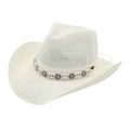 CBC08 C.C Brand Della Cowboy Hat w/ Pearl & Rhinestone - MiMi Wholesale